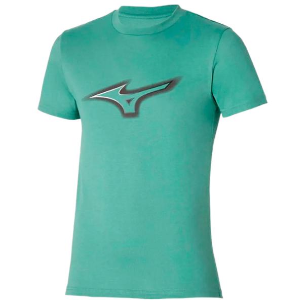 Tricou pentru bărbați Mizuno k2gaa500 100% bumbac/ Green photo 1