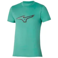 Tricou pentru bărbați Mizuno k2gaa500 100% bumbac/ Green