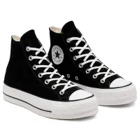 Ghete pentru femei Converse Chuck Taylor All Star Canvas Platform High Top Demisezon/ Black