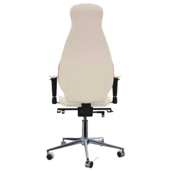 Fotoliu de birou Kulik System Galaxy ECO Piele/ White Red photo 4 Fotoliu de birou Kulik System Galaxy ECO Piele/ White Red photo 4