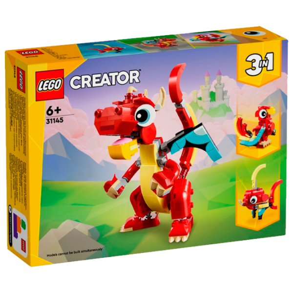 Constructor LEGO Red Dragon Dragon/ Red photo 1 Constructor LEGO Red Dragon Dragon/ Red photo 1