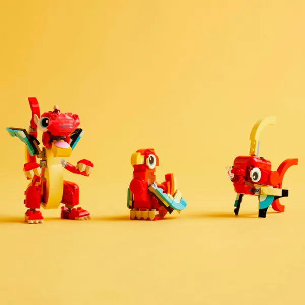 Constructor LEGO Red Dragon Dragon/ Red photo 9 Constructor LEGO Red Dragon Dragon/ Red photo 9