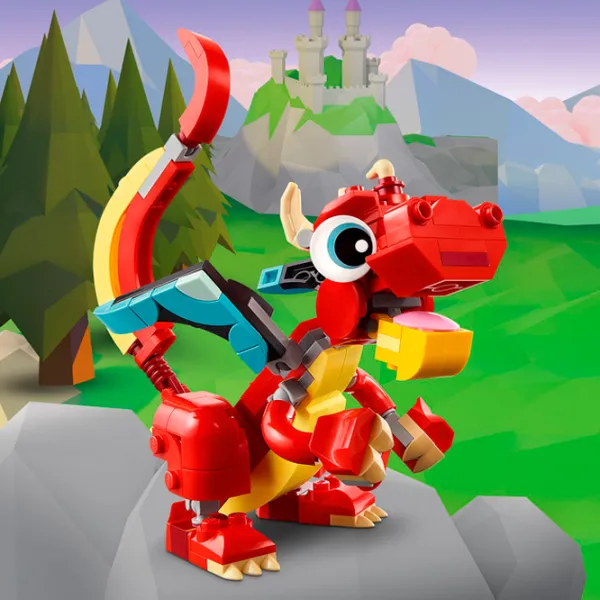 Constructor LEGO Red Dragon Dragon/ Red photo 12 Constructor LEGO Red Dragon Dragon/ Red photo 12