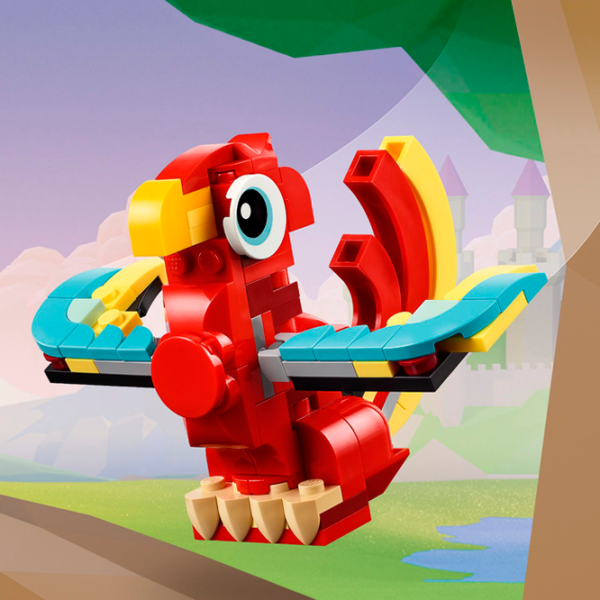 Constructor LEGO Red Dragon Dragon/ Red photo 13 Constructor LEGO Red Dragon Dragon/ Red photo 13