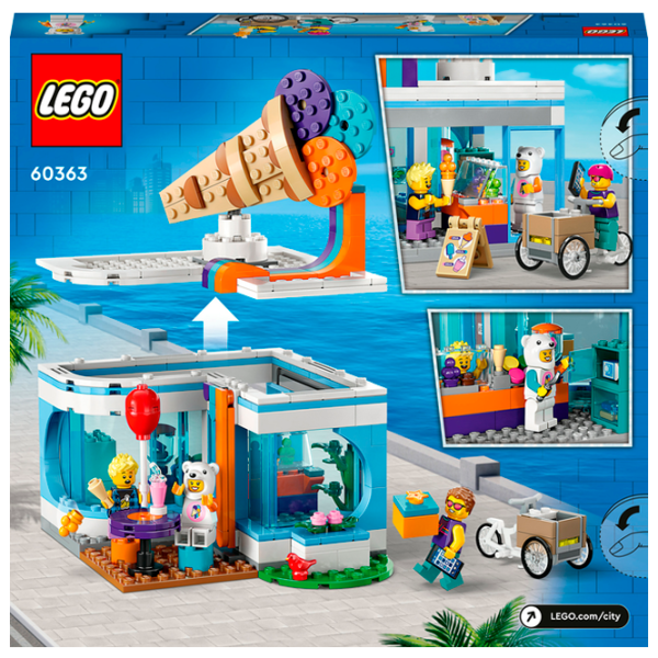 Constructor LEGO Ice-Cream Shop Magazin/ Multicolor photo 12 Constructor LEGO Ice-Cream Shop Magazin/ Multicolor photo 12