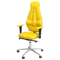 Fotoliu de birou Kulik System Galaxy ECO Piele/ Yellow