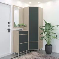 Комплект для прихожей Arta Mobilei Urban 53 ДСП/ Anthracite