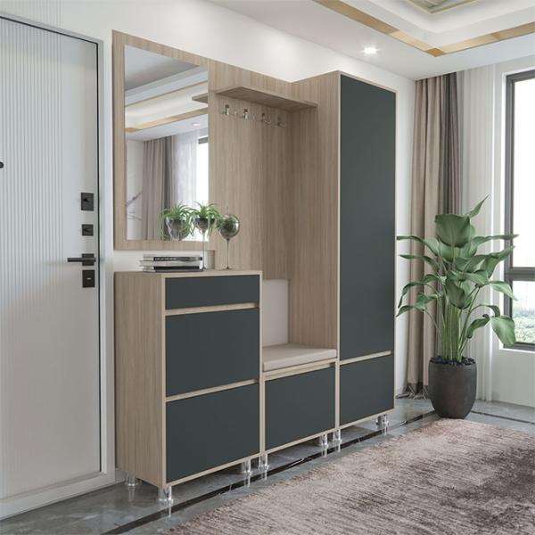 Комплект для прихожей Arta Mobilei Urban 254 ДСП/ Anthracite photo 1