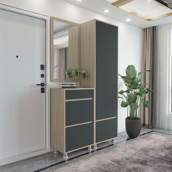 Комплект для прихожей Arta Mobilei Urban 54 ДСП/ Anthracite photo 1