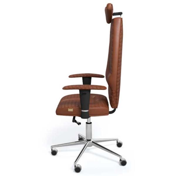 Fotoliu de birou Kulik System Jet Piele/ Brown photo 4