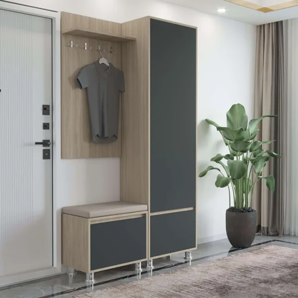 Комплект для прихожей Arta Mobilei Urban 24 ДСП/ Anthracite photo 1