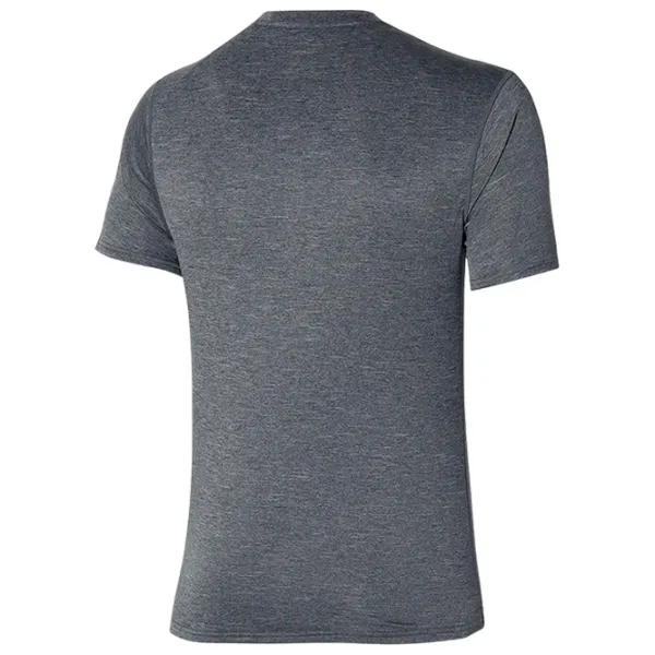 Tricou pentru bărbați Mizuno j2gaa509 100% bumbac/ Gray photo 2