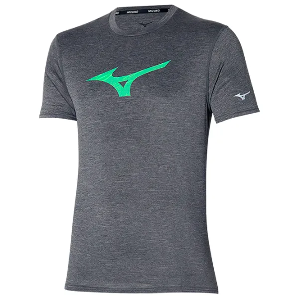 Tricou pentru bărbați Mizuno j2gaa509 100% bumbac/ Gray photo 1
