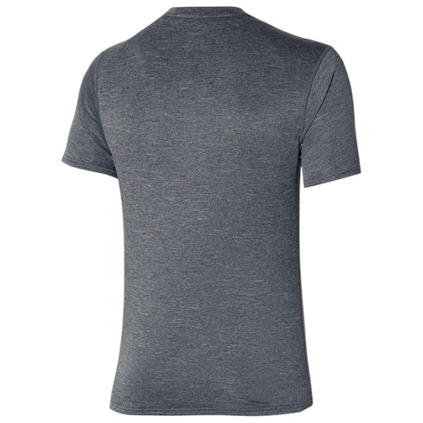 Tricou pentru bărbați Mizuno j2gaa509 100% bumbac/ Gray photo 2