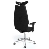 Fotoliu de birou Kulik System Jet ECO Piele/ Black photo 3