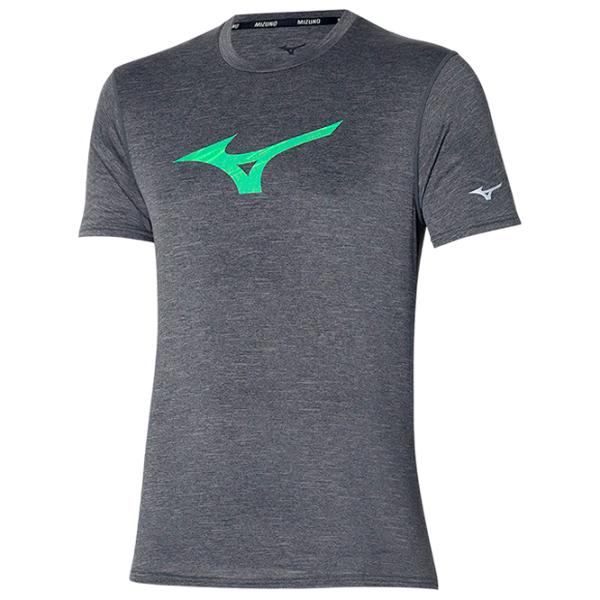 Tricou pentru bărbați Mizuno j2gaa509 100% bumbac/ Gray photo 1