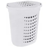 Корзина для белья Aleana 122053 60 л/ Пластик/ White