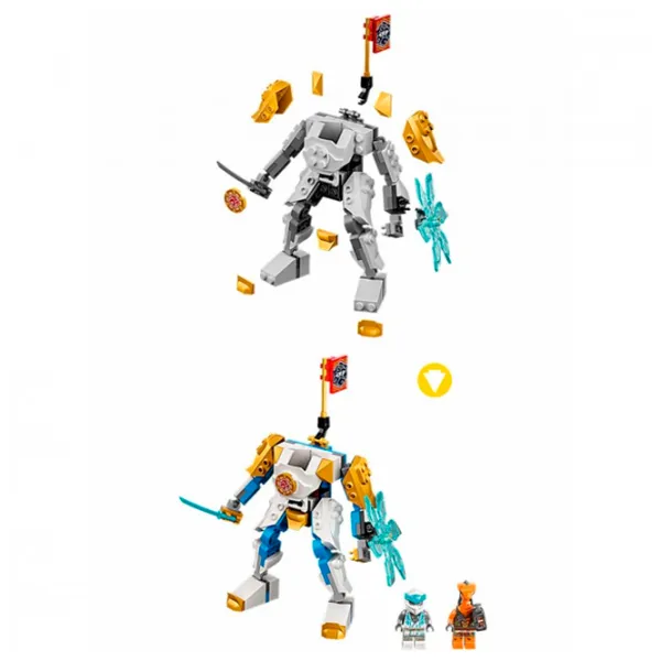 Constructor LEGO Zane's Power Up Mech Robot/ Multicolor photo 8 Constructor LEGO Zane's Power Up Mech Robot/ Multicolor photo 8