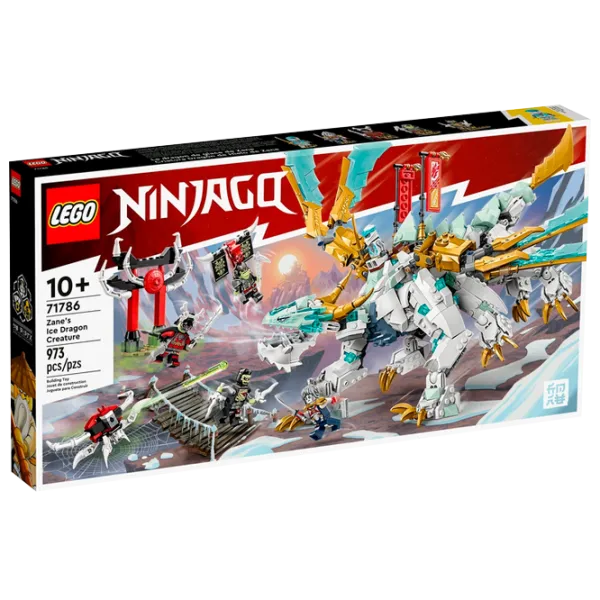 Constructor LEGO Zane's Ice Dragon Creature Figuri/ Multicolor photo 1 Constructor LEGO Zane's Ice Dragon Creature Figuri/ Multicolor photo 1