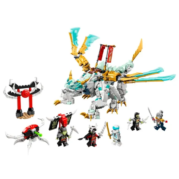 Constructor LEGO Zane's Ice Dragon Creature Figuri/ Multicolor photo 2 Constructor LEGO Zane's Ice Dragon Creature Figuri/ Multicolor photo 2