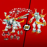 Constructor LEGO Zane's Ice Dragon Creature Figuri/ Multicolor photo 4
