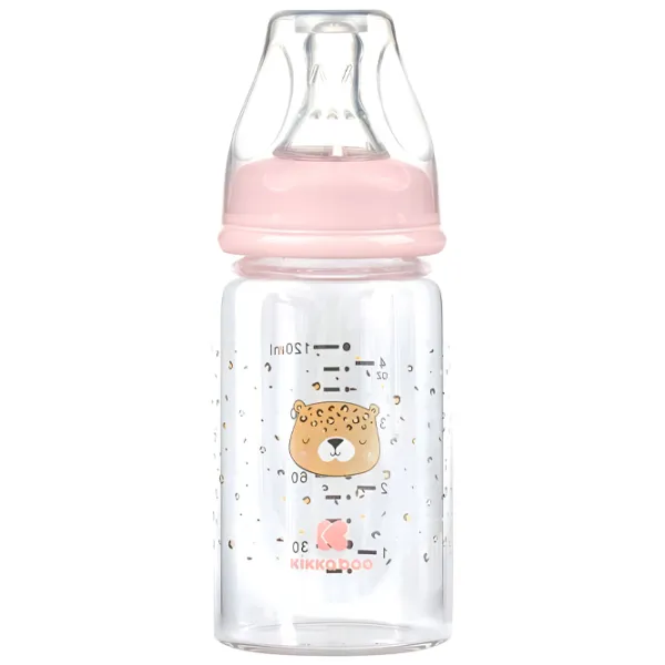 Biberon Kikka Boo Savanna Pentru fetițe/ 120 ml/ Pink photo 1