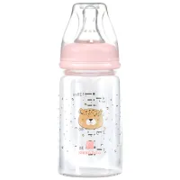 Biberon Kikka Boo Savanna Pentru fetițe/ 120 ml/ Pink