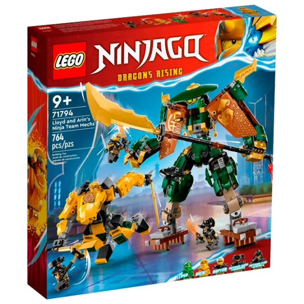 Constructor LEGO Lloyd and Arin's Ninja Team Mechs Figuri/ Multicolor photo 1 Constructor LEGO Lloyd and Arin's Ninja Team Mechs Figuri/ Multicolor photo 1
