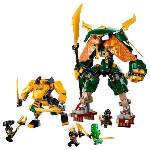 Constructor LEGO Lloyd and Arin's Ninja Team Mechs Figuri/ Multicolor photo 2 Constructor LEGO Lloyd and Arin's Ninja Team Mechs Figuri/ Multicolor photo 2