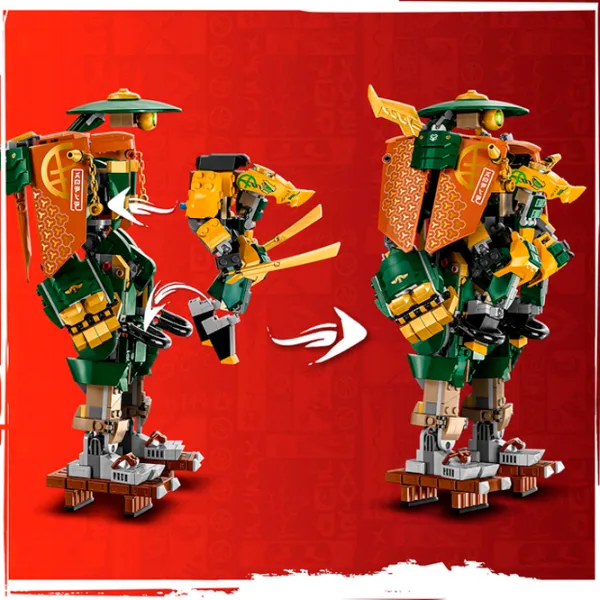 Constructor LEGO Lloyd and Arin's Ninja Team Mechs Figuri/ Multicolor photo 12 Constructor LEGO Lloyd and Arin's Ninja Team Mechs Figuri/ Multicolor photo 12