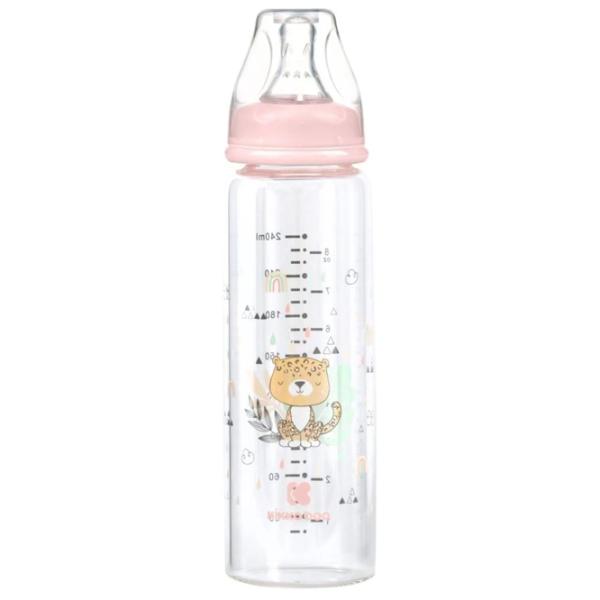 Бутылочка для кормления Kikka Boo Savanna Унисекс/ 240 мл/ Pink photo 1 Бутылочка для кормления Kikka Boo Savanna Унисекс/ 240 мл/ Pink photo 1