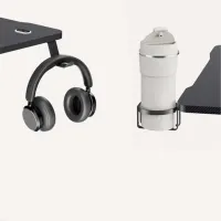 Компьютерный стол LUMI GMD11E-2 МДФ/ Black photo 5