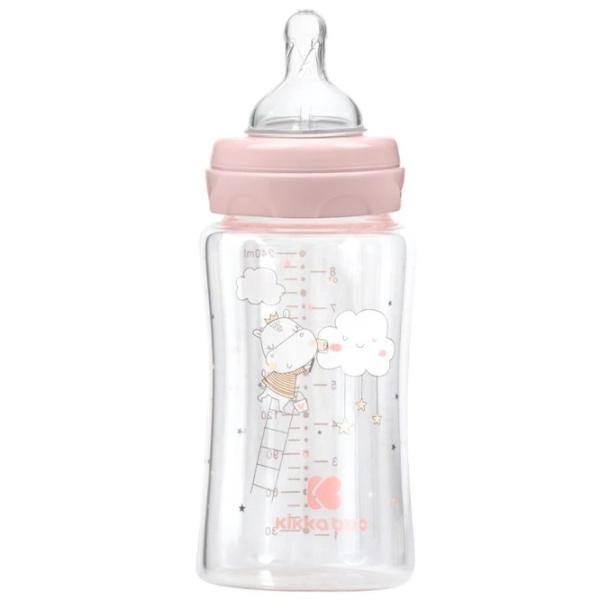 Biberon Kikka Boo Hippo Dreams Pentru fetițe/ 240 ml/ Pink photo 3 Biberon Kikka Boo Hippo Dreams Pentru fetițe/ 240 ml/ Pink photo 3