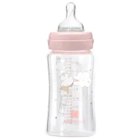 Бутылочка для кормления Kikka Boo Hippo Dreams Для девочек/ 240 мл/ Pink photo 3