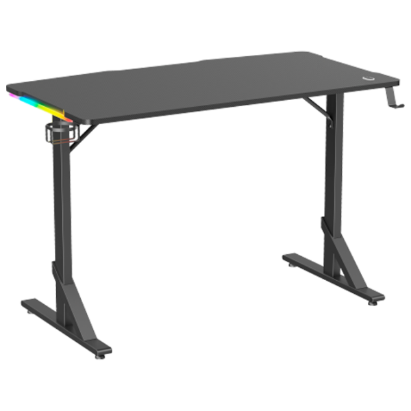 Компьютерный стол LUMI GMD11E-1 МДФ/ Black photo 1
