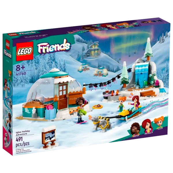 Constructor LEGO Igloo Holiday Adventure Figuri/ Multicolor photo 1