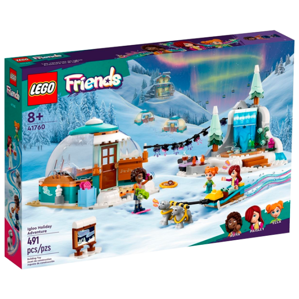 Constructor LEGO Igloo Holiday Adventure Figuri/ Multicolor photo 1