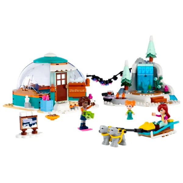 Constructor LEGO Igloo Holiday Adventure Figuri/ Multicolor photo 2