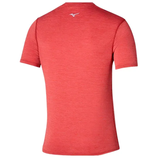 Tricou pentru bărbați Mizuno j2gaa519 100% poliester/ Red photo 2