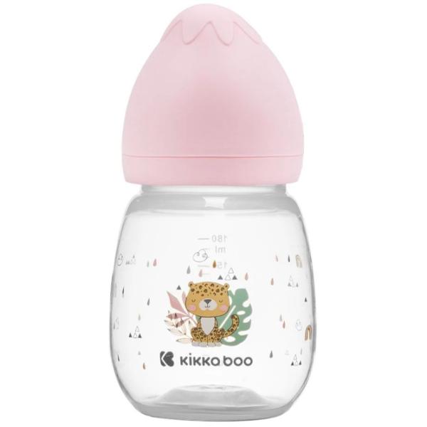 Biberon Kikka Boo Savanna Pentru fetițe/ 180 ml/ Pink photo 1