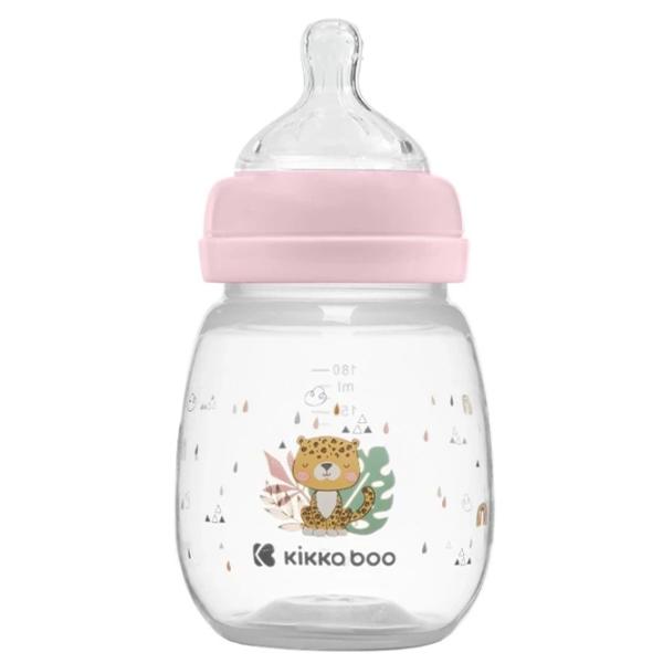 Biberon Kikka Boo Savanna Pentru fetițe/ 180 ml/ Pink photo 2