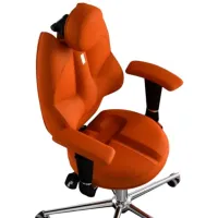 Fotoliu de birou Kulik System Trio ECO Piele/ Orange photo 2