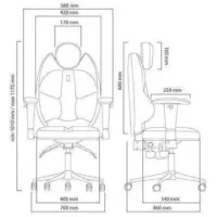Fotoliu de birou Kulik System Trio ECO Piele/ Orange photo 3
