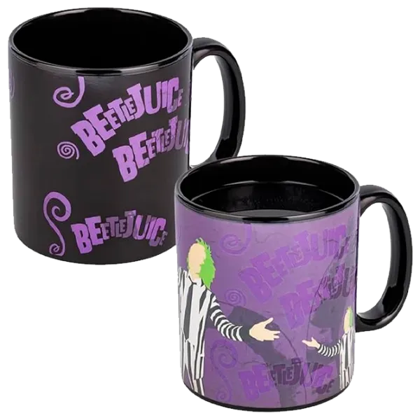 Cană Paladone Beetlejuice XL Heat Change Mug 550 ml photo 1