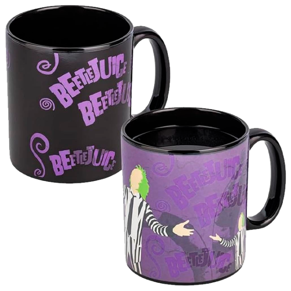 Cană Paladone Beetlejuice XL Heat Change Mug 550 ml photo 1