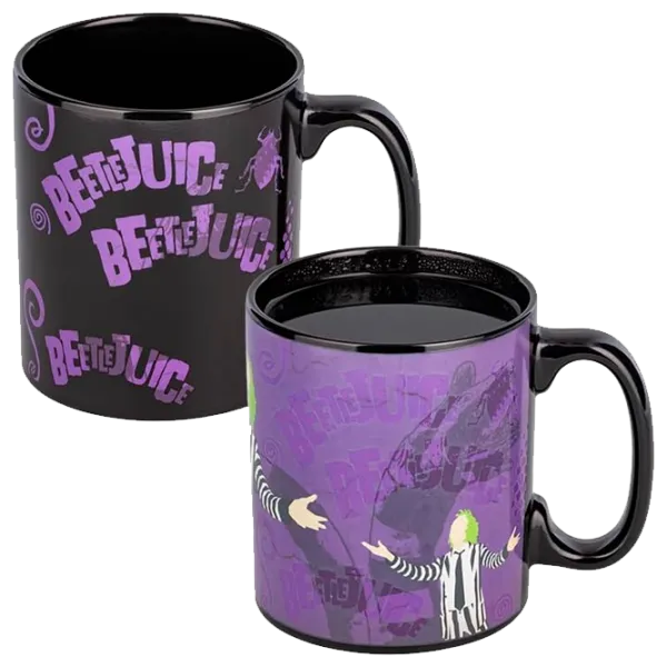 Cană Paladone Beetlejuice XL Heat Change Mug 550 ml photo 2