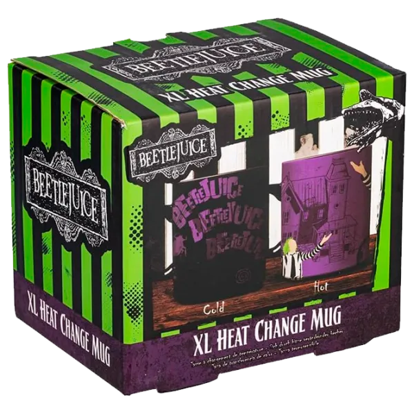 Cană Paladone Beetlejuice XL Heat Change Mug 550 ml photo 3