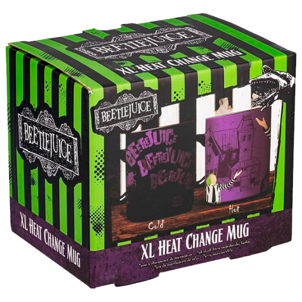 Cană Paladone Beetlejuice XL Heat Change Mug 550 ml photo 3