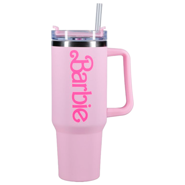 Термокружка Paladone Barbie Multiway Travel Cup with Straw 1200 мл photo 1
