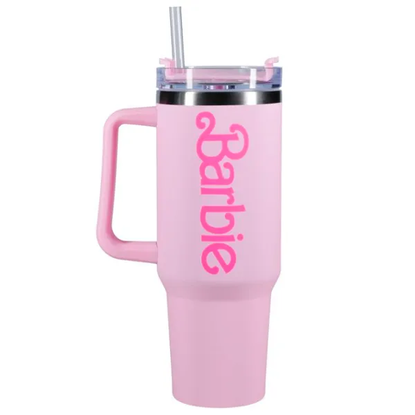 Термокружка Paladone Barbie Multiway Travel Cup with Straw 1200 мл photo 4